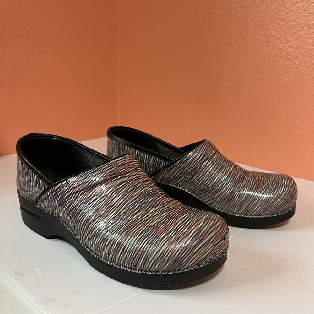 Dansko Striped Clogs Women’s 41 Us 10.5-11